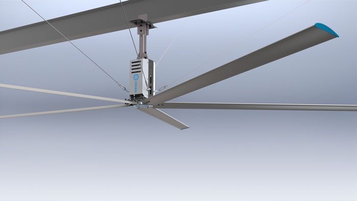 工業(yè)吊扇和家用吊扇的區(qū)別有哪些？為何高大空間適合用工業(yè)風扇